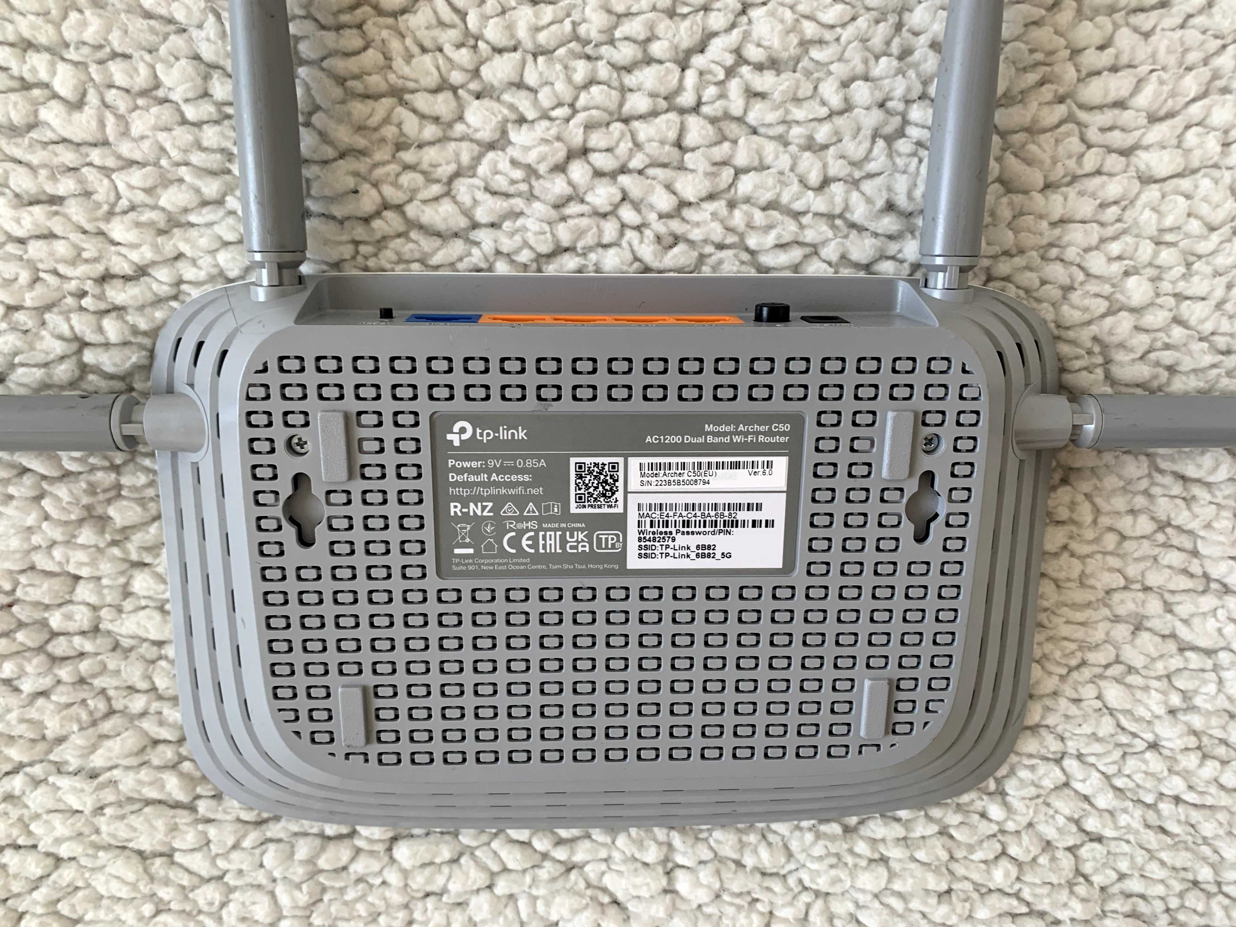 TP-link  Archer C50 Dwupasmowy router bezprzewodowy