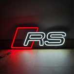 Napis Neon Led Logo Audi RS Prezent Gadżet Dekoracja