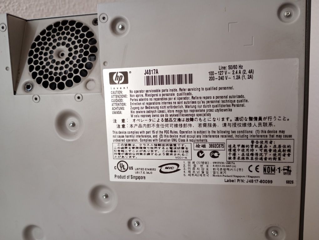 Switch HP ProCurve 2312 (J4817A) – 12 Portas Fast Ethernet