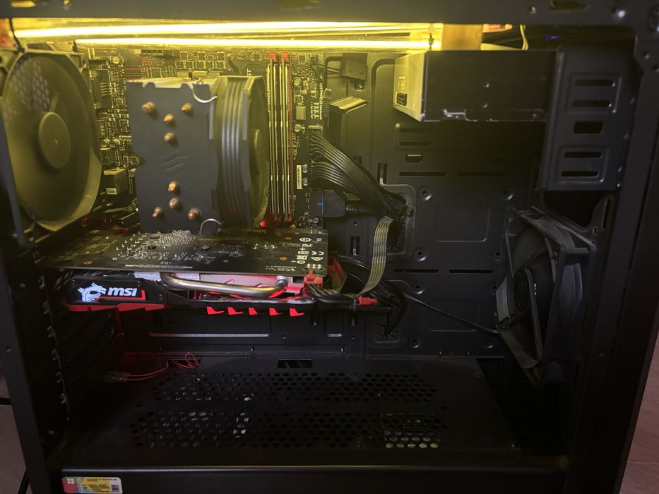 Komputer+monitor/gtx1050ti/i5-8400/ddr4-16gb/ssd m.2-500gb/hdd-2tb