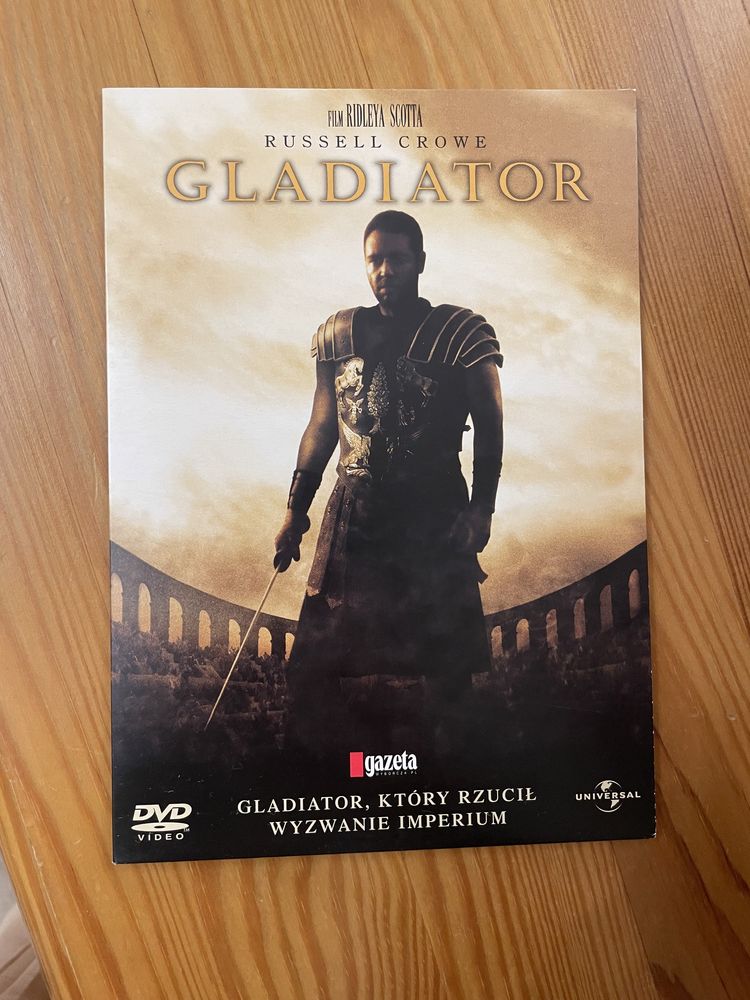 Film Gladiator na płycie DVD