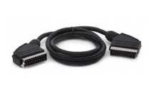 Kabel SCART (Euro) - SCART (Euro), pełny 21 pin, 1m