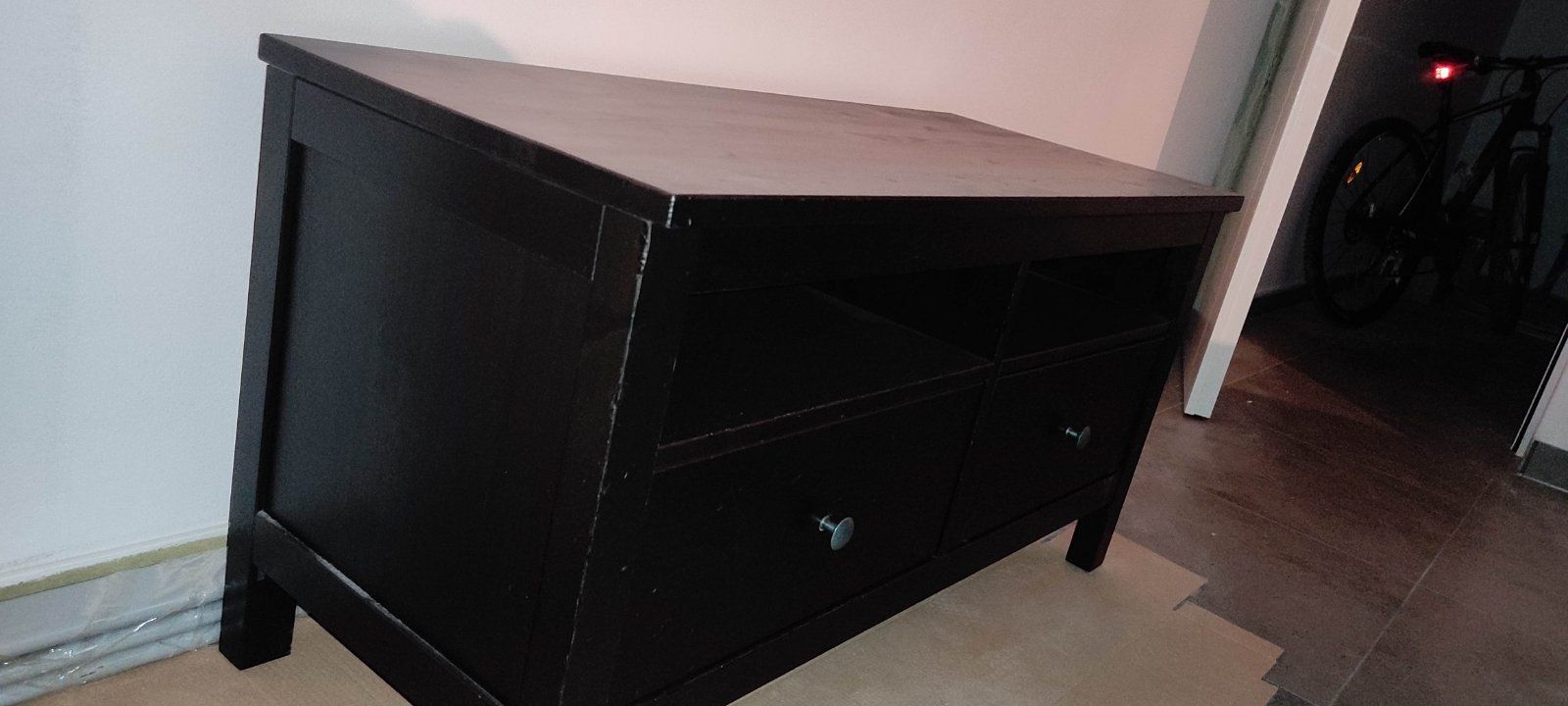 Szafka TV Ikea hemnes 110x57 czarna