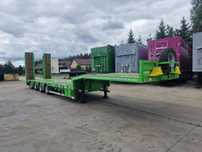 Kel-Berg Niskopodwoziowa 4-osiowa Rozciągana do 19,30 Poszerzana Najazdy Własna Hydraulika Wciągarka 58000 kg  DMC: 58000 kg
