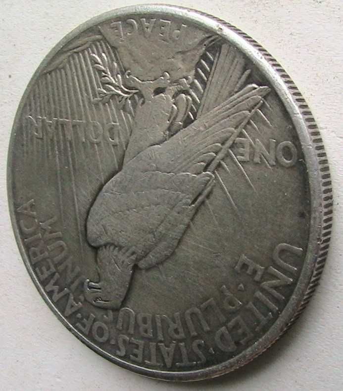 США 1 доллар 1921 Peace Dollar Мирный доллар Редко
