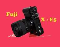 Fuji X-E5 Novo + Fuji XF 16x50 F: 2.8-4.8 WR como novo. Bateria estra.