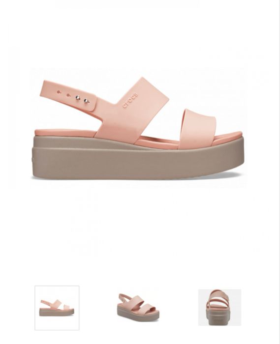 Босоножки,сандалии Crocs Brooklyn на платформе