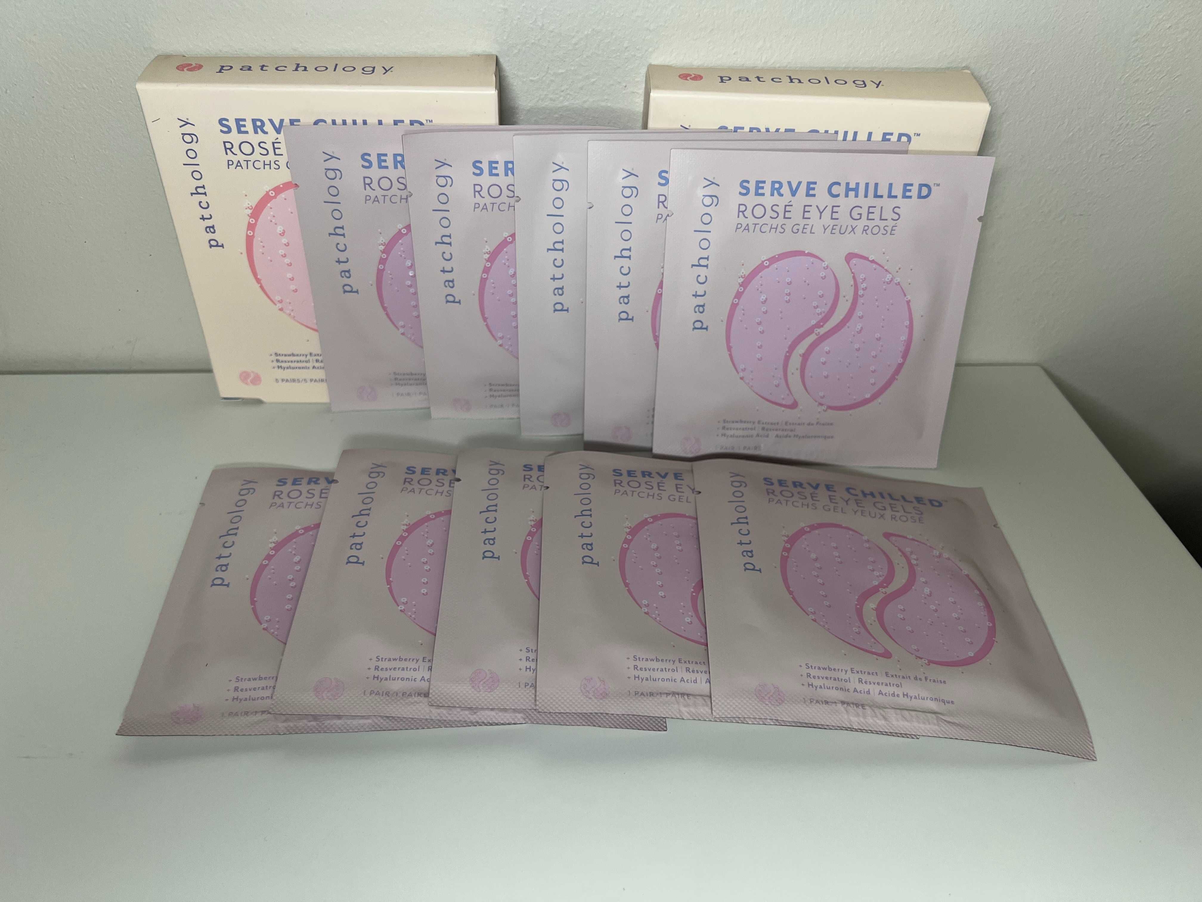 PATCHOLOGY Serve Chilled – Żelowe płatki pod oczy rosé nowe 10szt