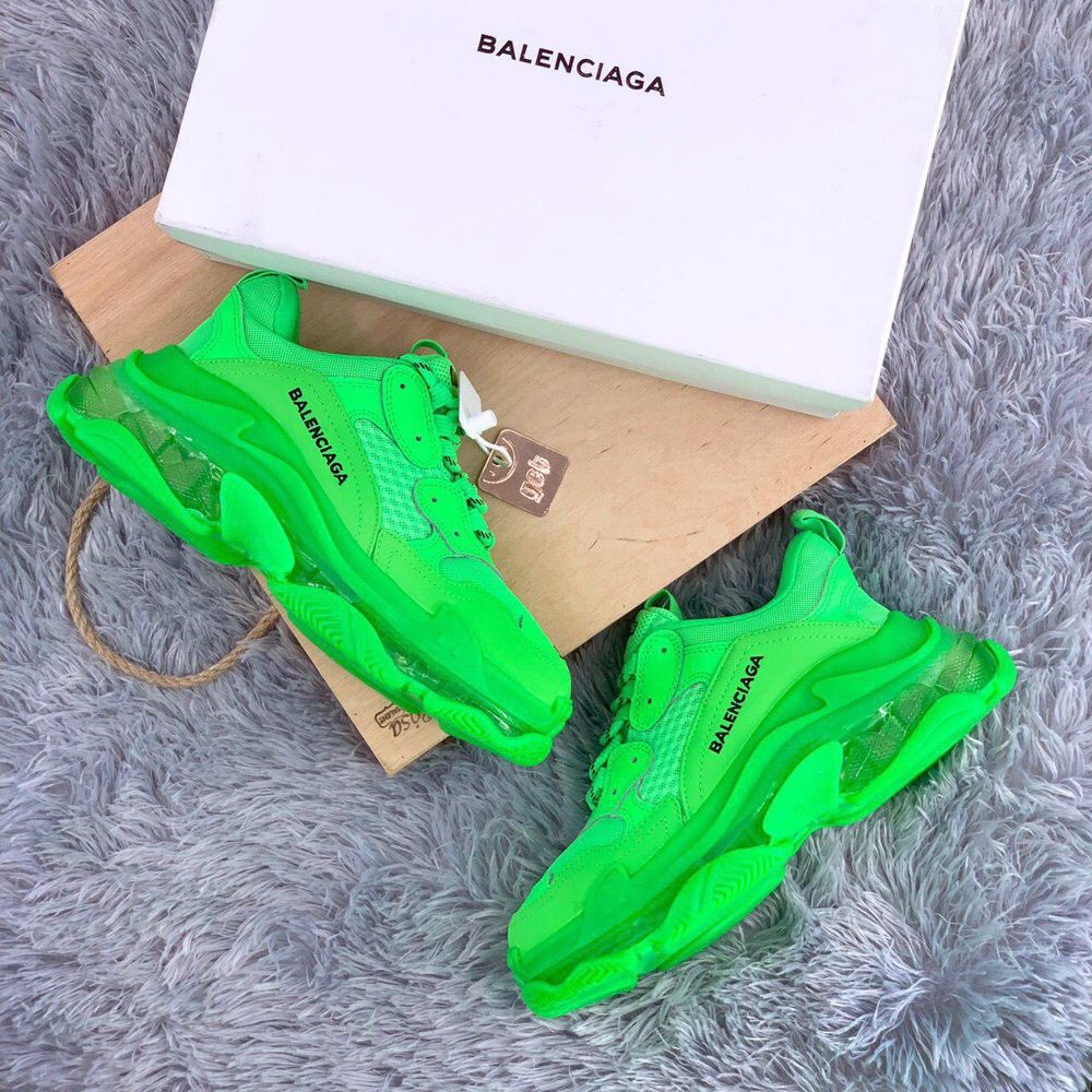 Balenciaga Triple S 36-45 Green buty trampki tenisowki sneakersy