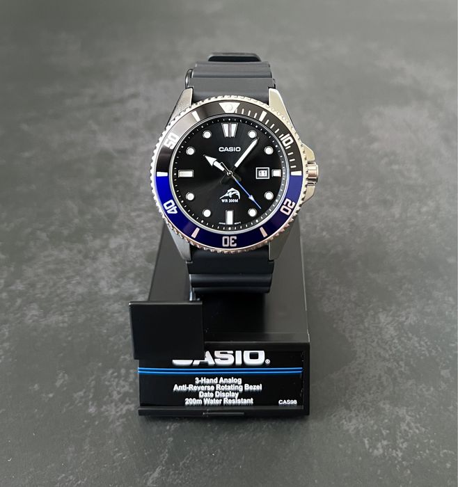 Годинник Casio Duro MDV-106B-1A1 оригінал новий diver's 200M mdv-107