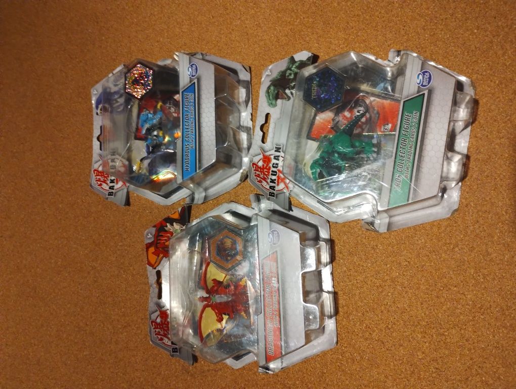 Bakugan 3 x zestaw startowy Bakugan figurki