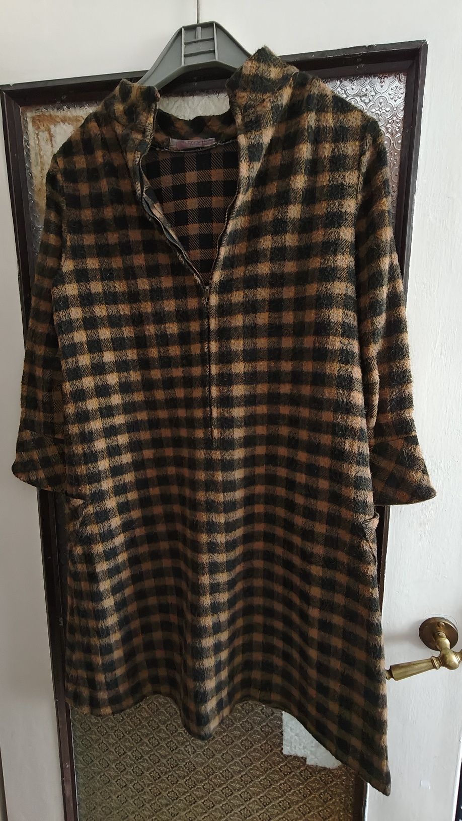 Sukienka wełniana WZPO Cora Lata 60 prl vintage Retro