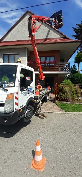 Podnośnik koszowy 12m 18m zwyżka wynajem z operatorem