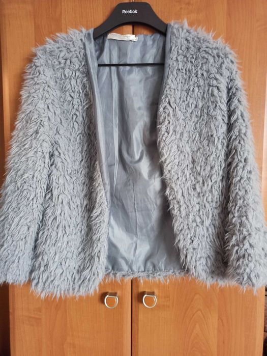 Futerko futro fioletowe rozmiar S mięciutkie