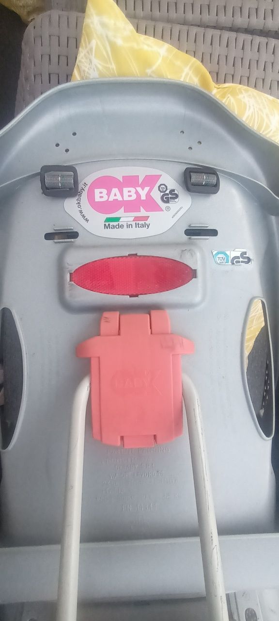 Fotelik rowerowy ok baby