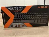 Klawiatura gamingowa krux neo pro rgb wireless switch gateron red