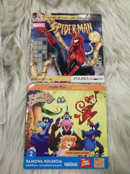 Bajki DVD i VCD Reksio Spiderman Księga dżungli