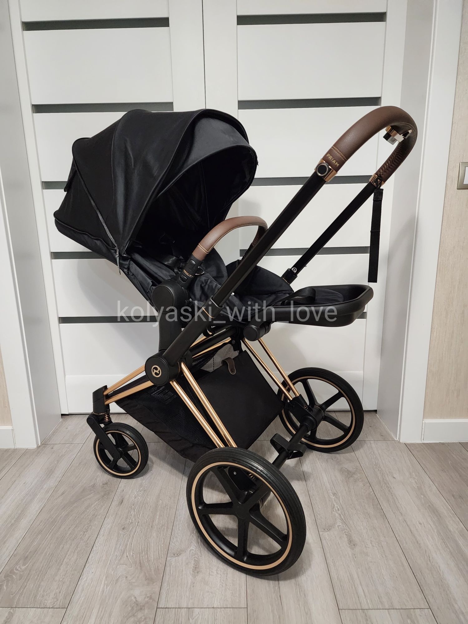Коляска 2 в 1 Cybex Priam 4.0 rose gold Сайбекс Пріам візок візочок