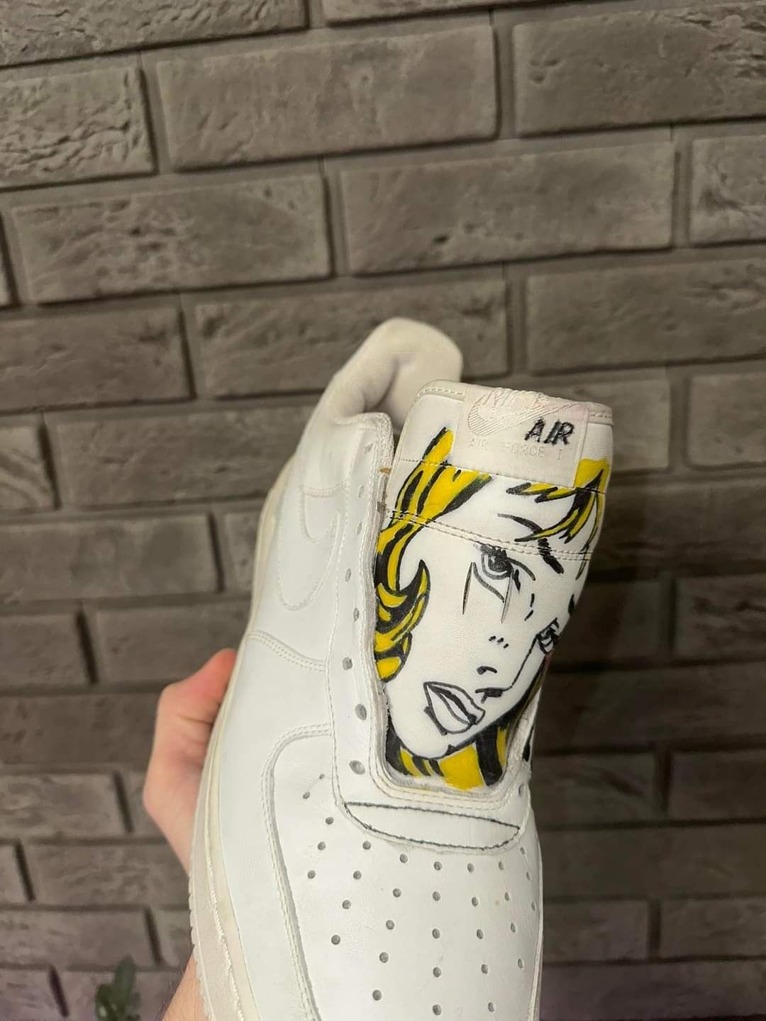 Nike Air Force 1 custom spiderman