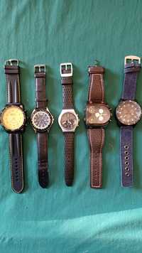 Conjunto de 5 relógios ( swatch, avon, SD&N)