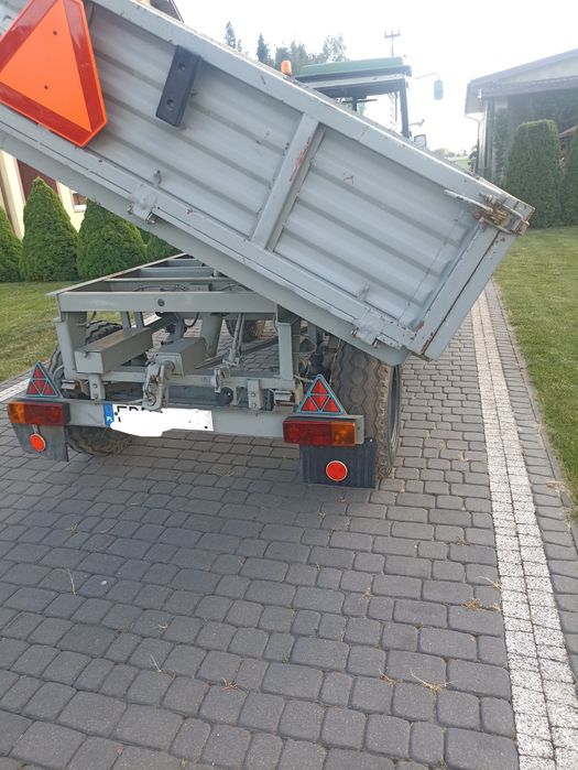 Przyczepa wywrotka d-732, nie jednoosiowa, d-47.