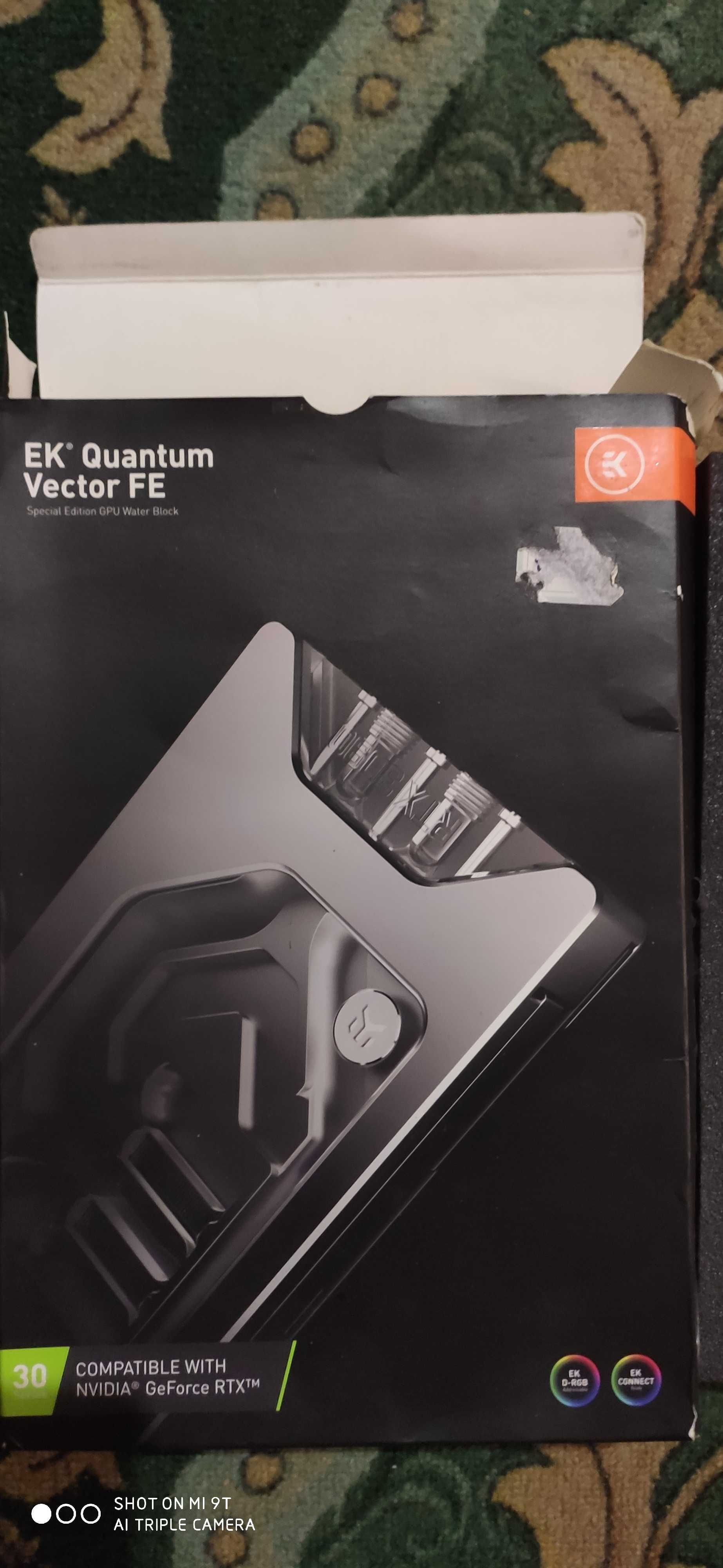 Ek блок водне ek-quantum vector fe rtx 3080 полний комплект коробка