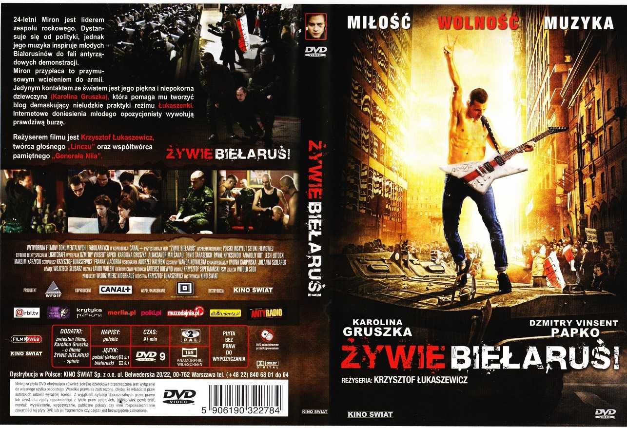 Dwa filmy na DVD: Beats of Freedom i Žyvie Biełaruś