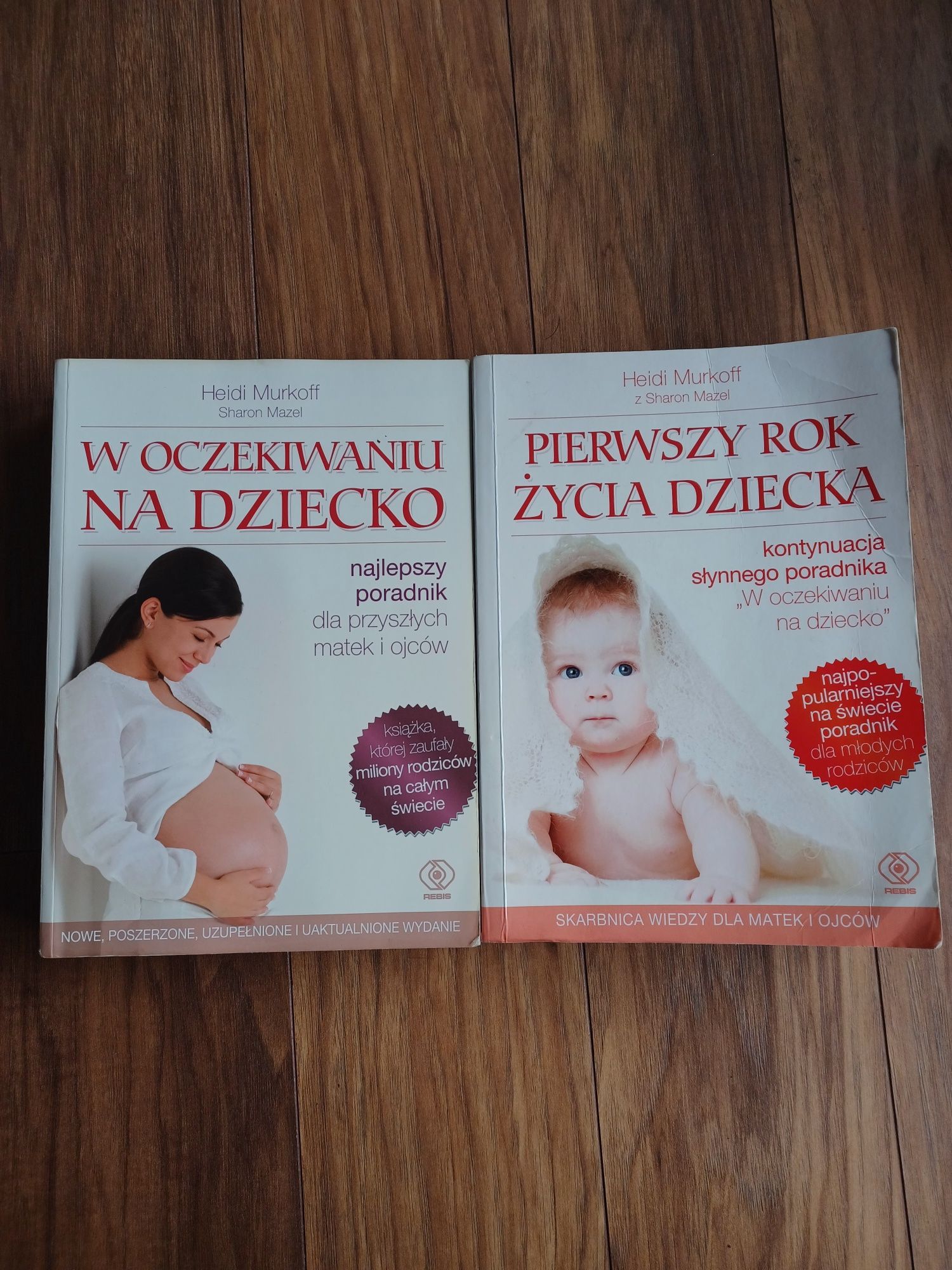 Sprzedam dwie książki W oczekiwaniu na dziecko oraz Pierwszy rok życia