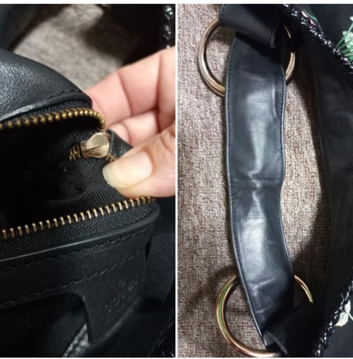 Сумка хобо GUCCI канва цветы,винтаж