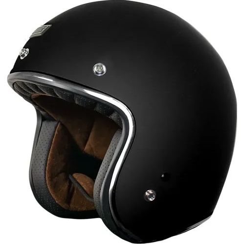 Capacete mota aberto ORIGINE preto + óculos removíveis
