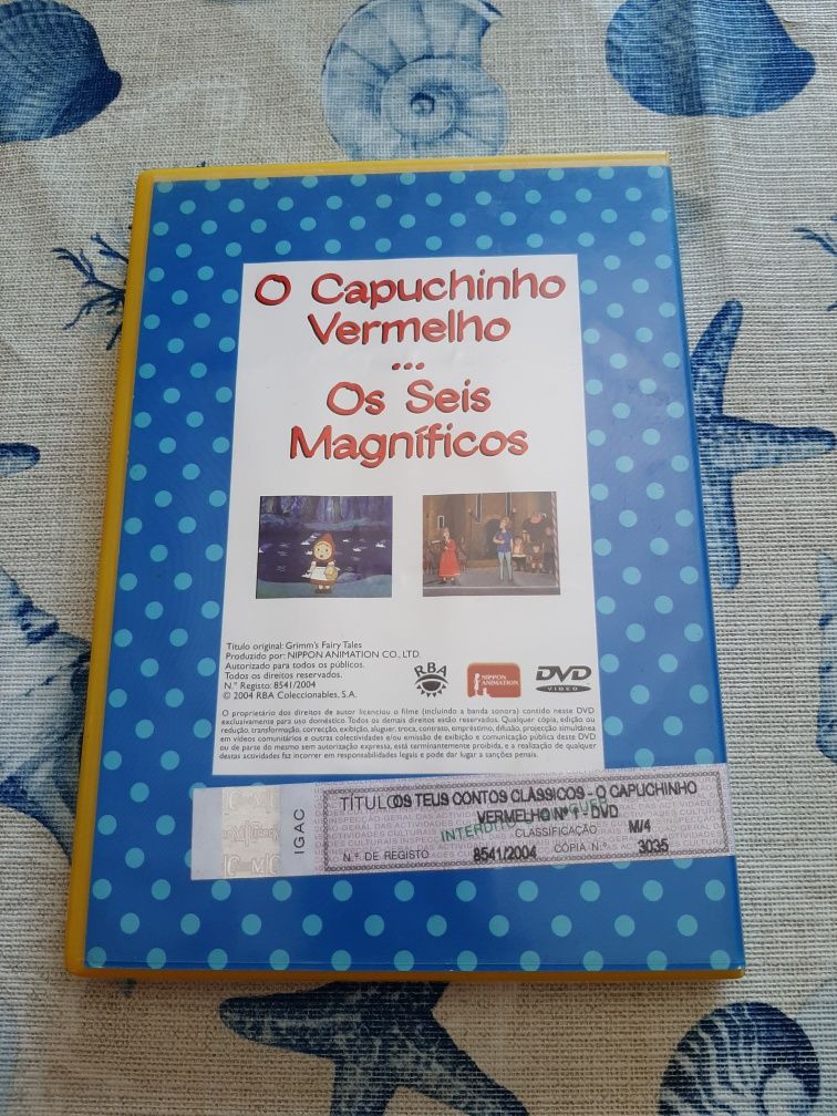 Filme DVD O capuchinho vermelho