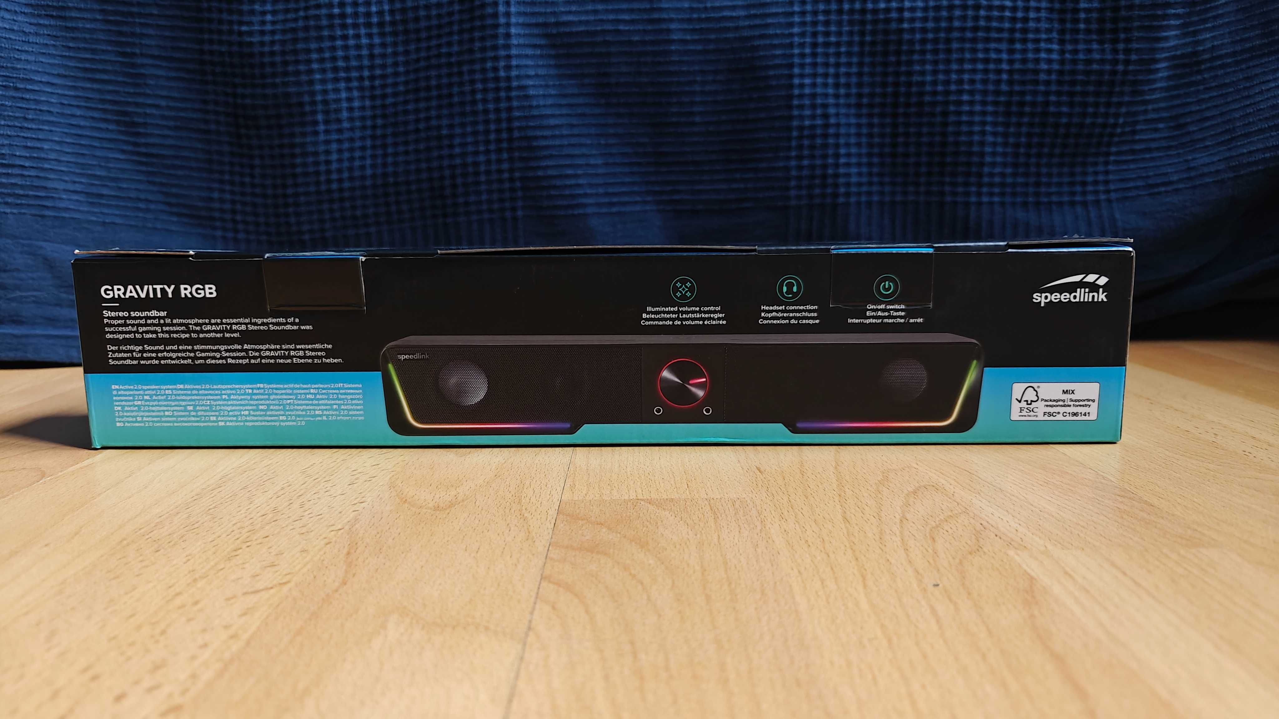 SpeedLink GRAVITY RGB Stereo Soundbar