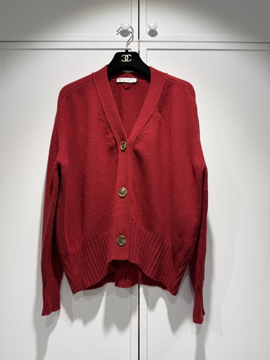 Maison Cashmere Італія кашеміровий кардиган червоний