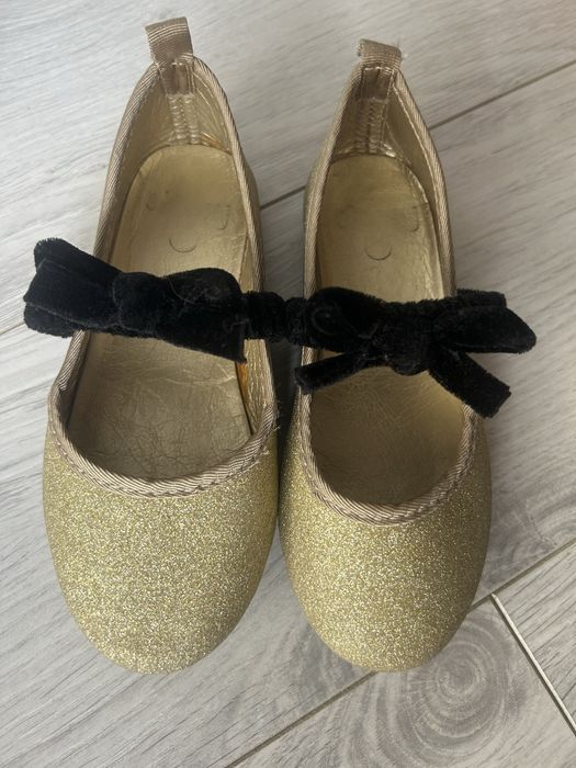 Złote balerinki rozm 27