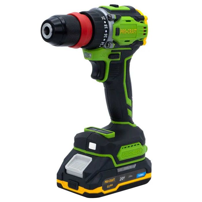 Шуруповерт Procraft PA18Pro DFR (з 1 АКБ 2Аг) Кейс