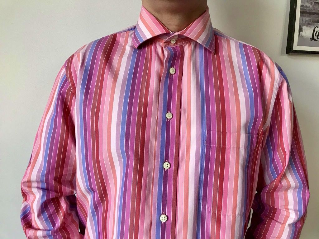 Gant koszula męska L 
rozmiar:L 
kolor:kolorowa w paski
Stan:idealny