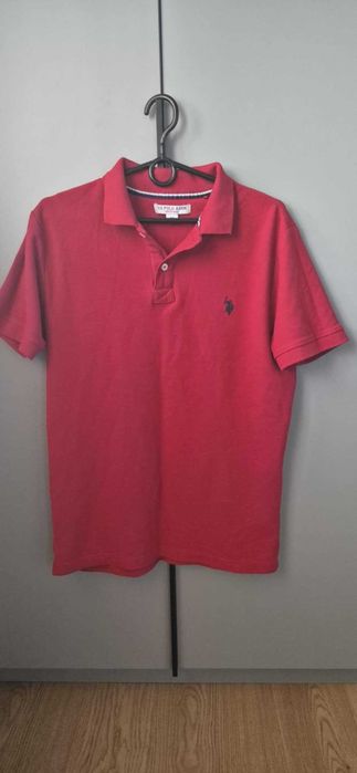 Męska koszulka polo czerwona U.S. Polo Assn. rozm. M
