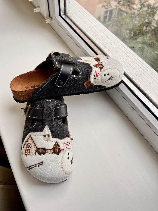 Тапочки комнатные. Италия р38 отличный Подарок на зимние праздники