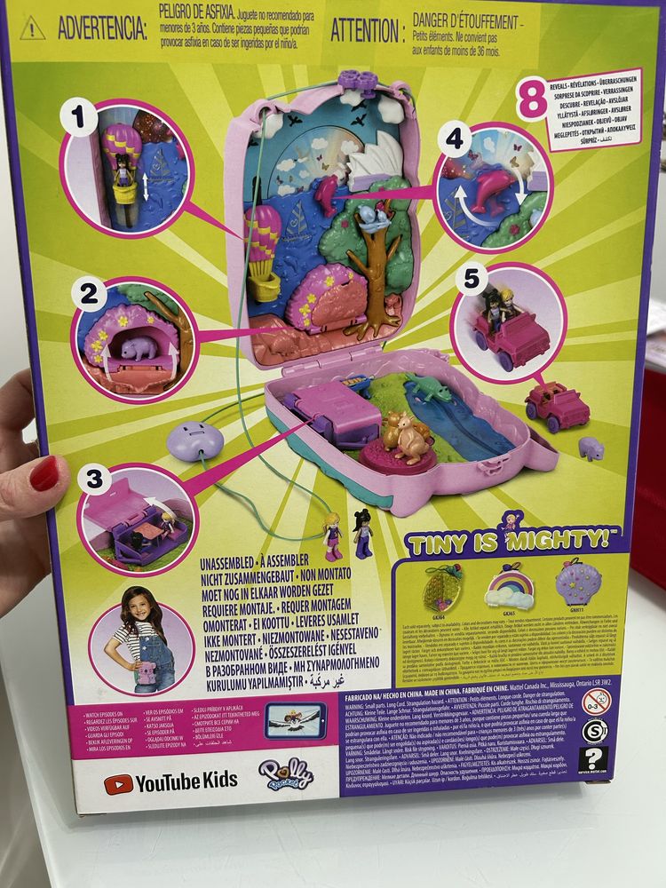 Polly Pocket Koala torebka zestaw akcesoria stan bdb