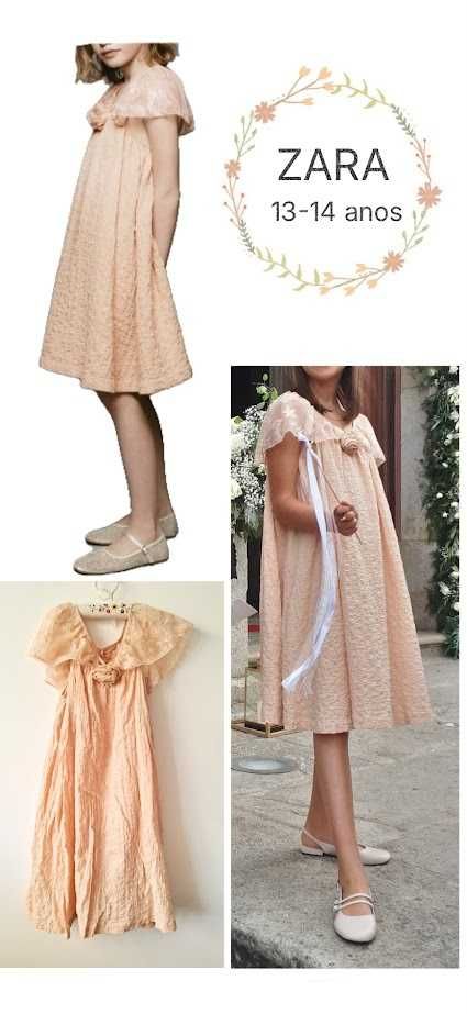 Vestido de cerimónia Zara menina 13-14 anos