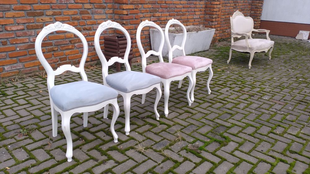 4 Krzesła Ludwik Filip