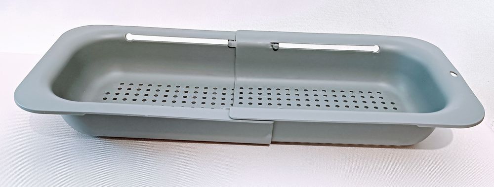AUAUY Cedzak Durszlak z sitkiem nad zlewem, z Regulacją Szary 34-48 cm