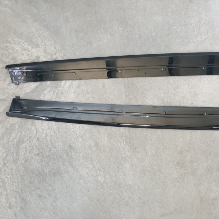 Лезвия под пороги для БМВ, ф30,32,36 BMW F30,32,36 глянец!