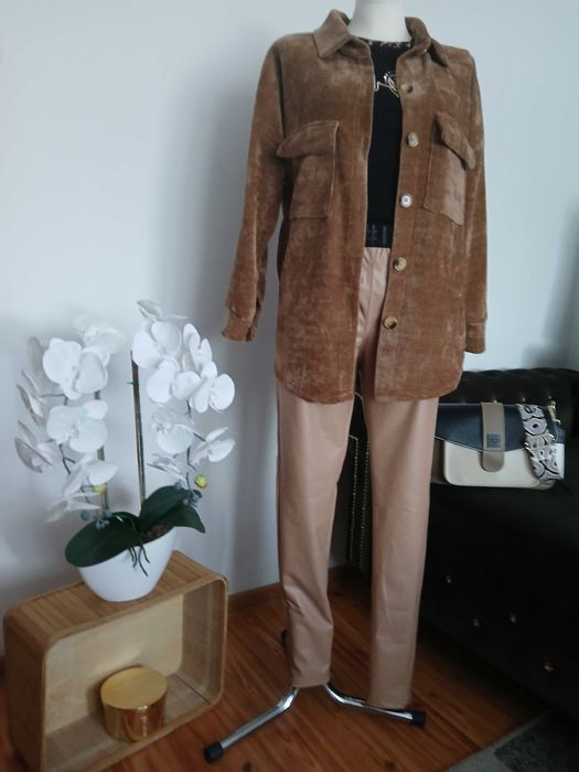 Nowa koszula kurtka S M L narzutka piękny hitowy mega model oversize