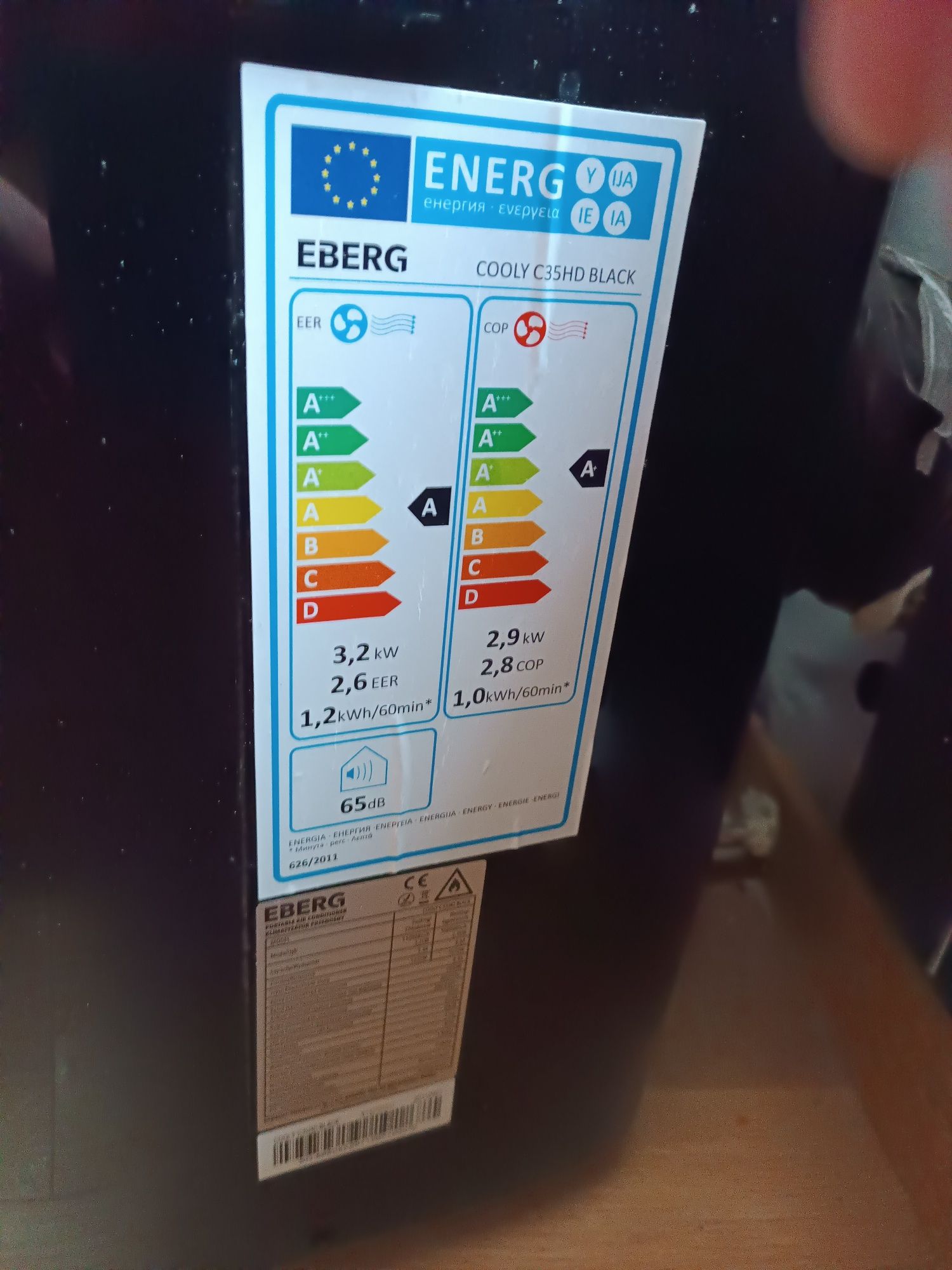 Klimatyzator przenosny Eberg chlodzenie grzanie 4 funkcje Wifi