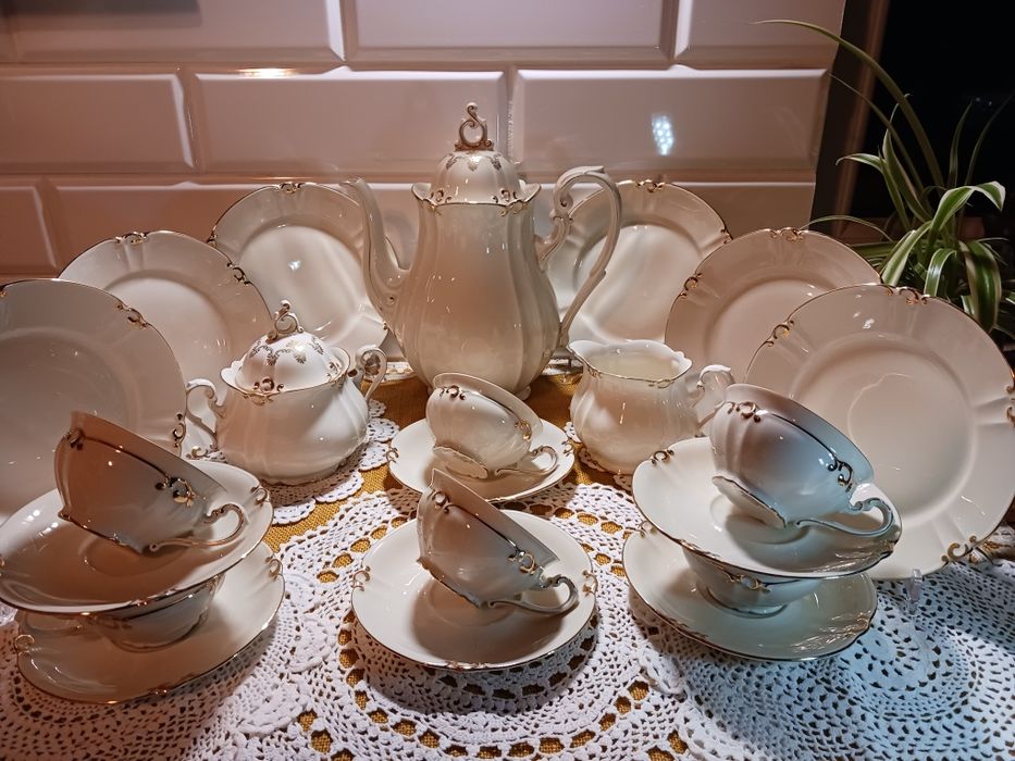 Lata 30 te serwis kawowo-sniadaniowy