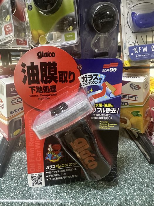 Очиститель стекла glaco glass compound roll on 100ml 10308