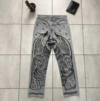 Custom rap/gothic pants кастомні реп джинси M-L