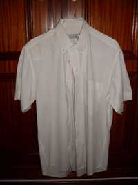 camisa branca tamanho m manga curta