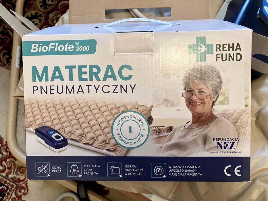 Materac przeciwodleżynowy BioFlote™ 2000 Rehafund BF2000